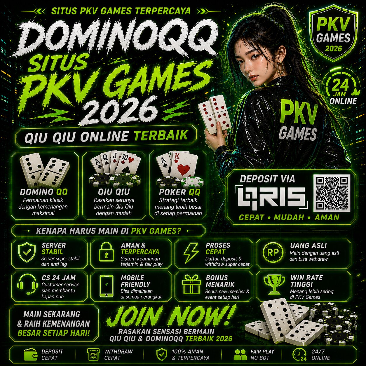 DominoQQ: 10 Alasan Kamu Harus Main Qiu Qiu Di Server PKV Games 2026